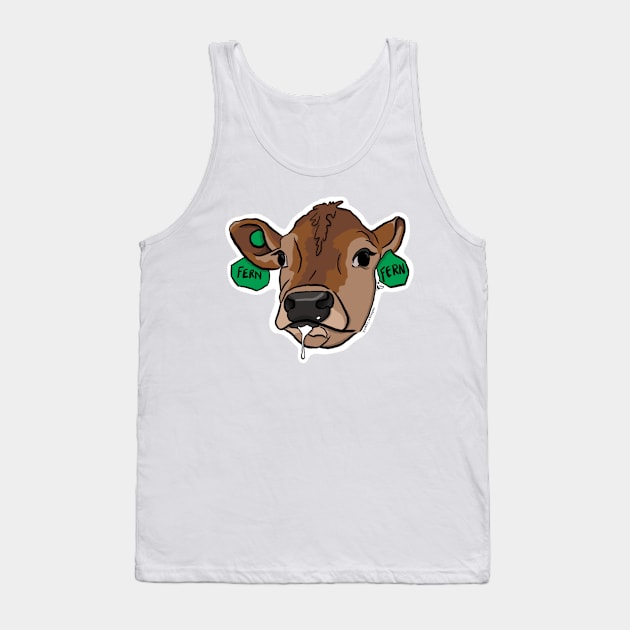 Fern Jersey Calf Tank Top by Ashley Schroepfer